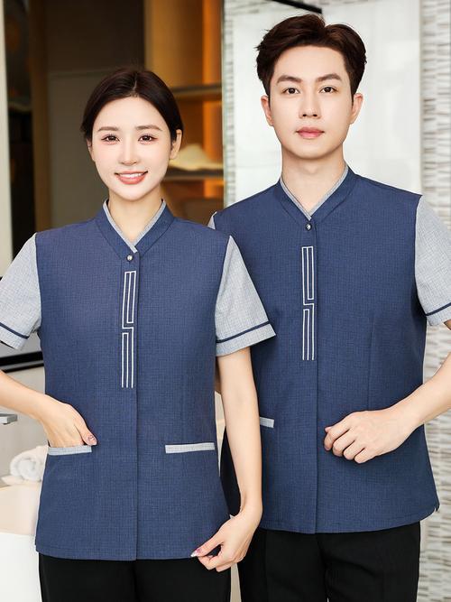 酒店客房服务员物业家政工作服女夏季短袖衣服宾馆保洁服工装长袖